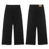 Muxi Ropa # Otoño Nuevo Retro Americano Versátil Melard Acampanados Tendencia Ambiente Jeans Sueltos para Hombre