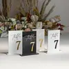 Amazon Transfronterizo en stock Mesa de Boda Acrílico Digital Recepción de Boda Fiesta Mesa Decorativa Plato Adornos de Banquete