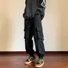 Pantalones de trabajo color caqui para hombre, nuevos pantalones casuales rectos estilo americano primavera/verano, pantalones cargo holgados de moda para hombre
