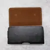 Adecuado para 14pro Funda de Cuero Universal Lisa Bolsa de Cintura para Teléfono Móvil Funda de Cuero para Colgar en la Cintura Correa para Colgar en la Cintura Apple 13