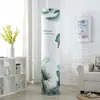 Estilo Japonés Coreano Cubierta de Polvo Cilíndrica de Cobertura Total para Aire Acondicionado Cubierta de Polvo Vertical Redonda para Máquina de Gabinete Tela con Dibujos Animados Cubierta para Aire Acondicionado