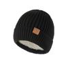 La generación de sombrero de algodón para envolver el cabello, gorro de punto cálido, gorro de lana coreano engrosado con forro polar, sombrero de invierno para hombre, cuello, gorro para el frío