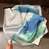 Pañuelo para la cabeza estilo Y2K millennial americano, moda urbana hip-hop, pañuelo cuadrado cool, diadema nueva fina y simple