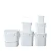 Cubo de Plástico Cuadrado 5L Cubo Portátil Desprendible 10L Cubo para Pintura Cubo para Recubrimiento 2.5kg Cubo Sellado 1L Cubo para Sal Explosiva