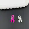 Broche Lazo Rosa Logo Embajador Mundial del VIH SIDA Insignia de Evento Benéfico de Fábrica