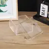 Caja de Dulces Transparente Cuadrada Creativa de Plástico No Acrílico Empaque de Regalo Caja de Dulces para Boda Venta al por Mayor