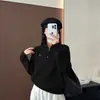 Fábrica de Suéteres Fuente Dalan: Suéter de Punto Holgado Versátil para Mujer Otoño con Media Cremallera y Cuello Semi Alto, Al por Mayor