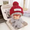 Solo ropa de muñeca: Colgante de muñeca de peluche de vinilo de la serie Hirono Road Log, conjunto de ropa para muñeca Hirono, abrigo, sombrero