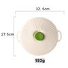 Tapa de Conservación de Silicona Bicolor Transfronteriza Tapa de Tazón Sellada Tapa para Conservación de Alimentos en Refrigerador a Prueba de Derrames y a Prueba de Polvo Tapa de Silicona para Olla en stock