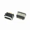 Micro USB 5P Enchufe Frontal y Pegatina Trasera Base Hembra Impermeable 7P con Toma de Tierra Interfaz Toma de Carga