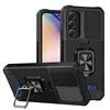 Para Samsung S25ultra Funda de Teléfono A35 Ventana Empujador de Tarjetas A55 Anillo A34 Cubierta Protectora Resistente a Caídas Todo Incluido