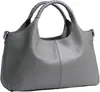 2023 Nova Bolsa Feminina Casual Popular de Grande Capacidade Transfronteiriça Casual e Mais Fácil de Combinar Bolsa de Ombro Transversal de Couro Macio