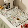 Estilo Popular Transfronterizo Simple Alfombrilla para Encimera de Cocina Baño Hogar Absorbente Antideslizante Mesa de Comedor Aislante Térmico Antiquemaduras Salvamanteles Dropshipping