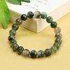 Pulseira de Ágata Aquática Natural Aiyu com Flores Flutuantes, Pulseira Feminina de Cristal Verde, Atacado de Fábrica S4042304