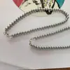 Colar Curto de Pérolas Imitadas de Vidro para Mulheres Versátil Joia de Pérolas DIY Corrente para Suéter Clavícula Estilo Coreano Moderno Estilo Nacional