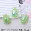 Nuevos Accesorios para Pendientes de Resina DIY de Tortuga Galvanizada que Brillan en la Oscuridad Caja Ciega Bolsa Ciega