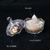 Cuenco desmagnetizador de cristal natural, piedra en bruto de cristal blanco, pulsera de piedra triturada, pulsera, piedra de purificación y desmagnetización, recipiente para guardar joyas