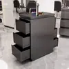 Barbería Gabinete de Acero Inoxidable para Cortar el Cabello Tienda de Peluquería Almacenamiento Simple Gabinete de Herramientas para Barbería