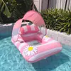 Cama de arena inflable con reposabrazos y respaldo, hamaca reclinable de malla plegable de PVC para exteriores, ideal para adultos, gran oferta transfronteriza