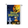 Exclusivo para comercio exterior transfronterizo de Amazon: Banner de puerta de Halloween, bandera de jardín, pancarta, pareado, cubierta de puerta, bandera de decoración de fiesta