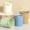 Bote de Basura Doméstico de Gran Capacidad con Aro de Presión para Cocina, Sala de Estar, Baño, Dormitorio, Dormitorio, Baño, Oficina
