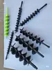Broca para Barrena de Tierra, Máquina Excavadora de Hoyos, Varilla de Perforación en Espiral, Máquina Perforadora de Pilotes, Accesorios para Máquina Perforadora de Suelo, Broca de Aleación de una y Dos Hojas