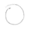 Pulsera genuina de cobre plateado con carácter fu, moda, temperamento simple, joyería para mujer, transmisión en vivo, suministro de fábrica de comercio electrónico, venta al por mayor