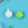 Llavero de Fútbol Simulado Colgante para Bolso Baloncesto de Goma Blanda Estéreo Tenis Accesorios DIY Pequeños Regalos para Eventos Venta al por Mayor