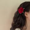 Horquilla de rosa, flequillo de alta calidad, pinza para la frente, horquilla rota, pinza de pico de pato, tocado, broche de flores de gran apariencia, accesorios para el cabello