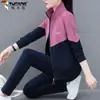Traje Deportivo de Tres Piezas Woodpecker para Mujer Primavera y Otoño 2025 Nueva Era Reductor de Cintura Casual de Primavera Ropa para Madres