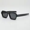 Gafas de Sol Cuadradas Pequeñas de Marco Contraste Estilo Coreano Tendencia Verano Anti-UV para Jugar
