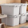 Caixa de Armazenamento Doméstica Extra Grande Plástico Espesso Caixa de Acabamento para Roupas Colchas Grande Capacidade Caixa de Armazenamento de Acabamento para Brinquedos