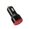 Cargador de coche Amazon 2024, cargador de coche con doble USB de 2,4 A