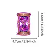 Compra directa transfronteriza de 50 pegatinas coloridas de corazón, rosa, mariposa y luna para decoración, impermeables para cuadernos y diarios