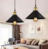 Araña de campo americana hierro forjado negro lámpara retro tapa redonda esmerilada fuente de luz LED origen suministro