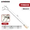 Herramienta para recolectar hongos al por mayor: gancho de doble diente de acero inoxidable para recoger setas al aire libre, resistente a la corrosión, mango largo, no requiere doblarse, rastrillo para setas