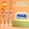 Canetas Marcadoras Acrílicas para Alunos do Ensino Fundamental, Canetas de Aquarela Infantis para Jardim de Infância, Canetas de Pintura Laváveis, Canetas Coloridas