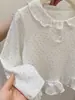 Nuevo Atuendo Elegante de Primavera para Niñas, Camisa Base Estampada Completa Floral, Ropa Versátil para Bebés Niñas, Top de Manga Larga para Niños, Ropa Infantil