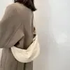 Bolsa Transversal de Nylon Bolsa de Ombro Feminina Estilo Coreano Fashionável Versátil de Alta Qualidade Nicho Bolsa de Trabalho