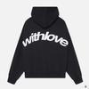 Sudadera con Capucha y Bolsillo Estampada Hip-Hop Chaqueta Retro Americana Sudadera de Manga Larga Sudadera de Primavera y Otoño para Mujer