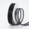 Cinta de Malla Dexin al por Mayor de 2.5 CM de Ancho para Accesorios del Cabello Material de Bricolaje Cinta de Hilo de Nieve Decorativa Ramo de Cinta de Gasa