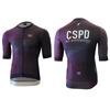 Roupas de ciclismo masculinas de manga curta CSPD para atividades ao ar livre, mountain bike, secagem rápida, suor, 2 Peças