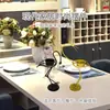 Casa Elegante Moderno Moda Criativo Suporte de Vela de Garça Conjunto Restaurante Ocidental Hotel Decoração Festival Presente