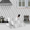 Pegatinas de azulejos autoadhesivas con diseño de ladrillo retro de forma especial para cocina, dormitorio, pegatinas de pared impermeables antiincrustantes, papel tapiz para renovación del hogar, transfronterizo