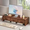 Soporte Elevador para Computadora de Escritorio Base Elevadora para Monitor Bandeja para Pantalla de Computadora y Teclado Soporte Elevador para Botella de Pantalla Oficina