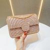 Bolsa Nova Feminina Transfronteiriça Moda High-end Nicho Diamante Completo Bolsa de Axila Brilhante de Mão Ombro Transversal Bolsa de Noite