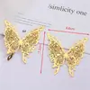 Materiales DIY Hecho a Mano Metal Corona de Fénix Hanfu Tocado de Disfraz Antiguo Accesorios para el Cabello de Estilo Antiguo Pieza de Flor Hueca Accesorios