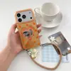 Corazón de lunares adecuado para funda de teléfono Apple 18promax iPhone17P soporte 16 con espejo 15P bolso