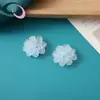 Pendientes de Flor de Resina Rosa Dulce para Mujer, Estilo Nuevo, Pendientes Elegantes de Estilo Festivo, Modernos, Súper tipo Hada, Pendientes Versátiles y Sencillos