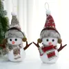 Pingente de Boneco de Neve de Espuma Decoração de Mesa para Árvore de Natal Enfeite Natal